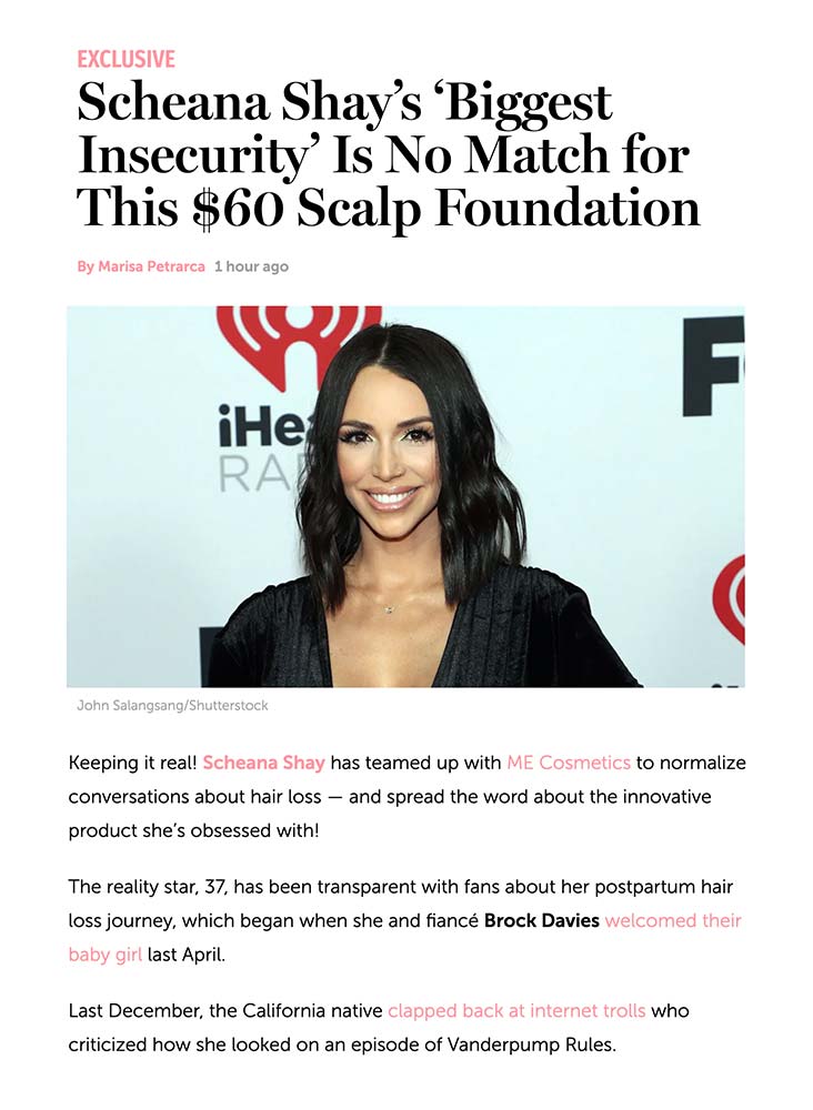 The Scalp Foundation™  • Can’t Stop Me Now™